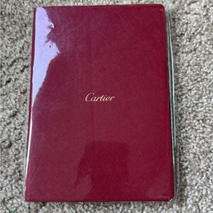 Red Cartier Notebook – Elegant Stationery